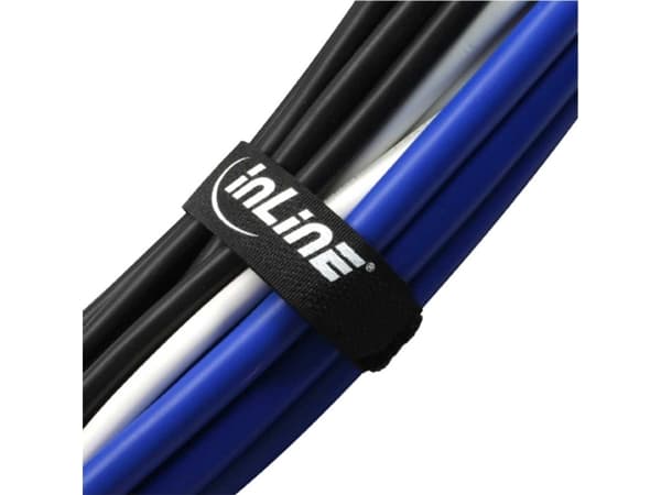 InLine 59945E, Nylon, Sort, 1 hoder, 100 mm, 20 mm, 10 stykker
