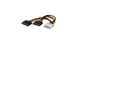 Miniatyrbilde 1 av 5: Goobay 68524, 0,13 m, 4-pin 5.25, 2x 15-pin S-ATA, Hankjønn, Hunkjønn, Rett