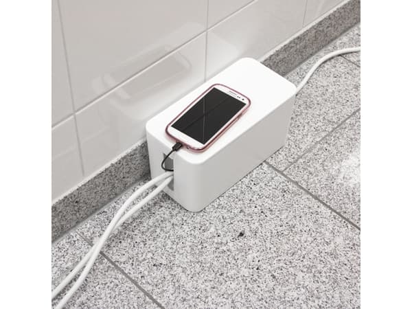 LogiLink KAB0061, Kabelboks, Plast, Hvit