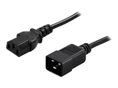 PowerWalker - Strømforlengelseskabel - IEC 60320 C20 til power IEC 60320 C13 - 10 A - 1.8 m - for PowerWalker VI 1000 RLP, VI 2000 RLP