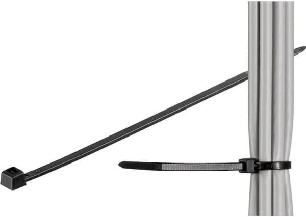 Teknisk organisator Kabelbinder Svart 100 stykker (306509)