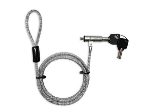 Techly IQ-LOK-15-K, 1,8 m, Avain, Hopea