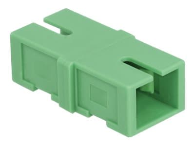 Delock - Nettverkkopler - SC-enkeltmodus (hunn) til SC-enkeltmodus (hunn) - fiberoptisk - grønn (en pakke 4)