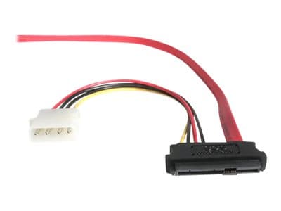 StarTech.com 18in SAS 29 Pin to SATA Cable with LP4 Power - 18in SAS 29 pin to SATA Cable - 18in SFF 8482 to SATA (SAS729PW18) - SATA/SAS-kabel - 4-p