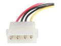 Miniatyrbilde 1 av 5: StarTech.com 18in SAS 29 Pin to SATA Cable with LP4 Power - 18in SAS 29 pin to SATA Cable - 18in SFF 8482 to SATA (SAS729PW18) - SATA/SAS-kabel - 4-p