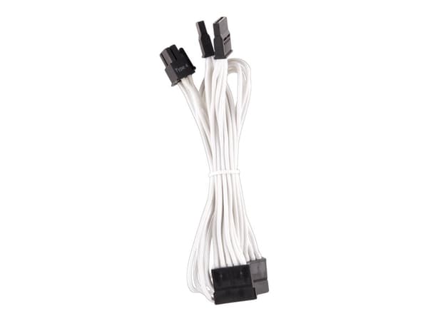CORSAIR Premium individually sleeved pro kit (Type 4, Generation 4) - Strömkabelsats - 61 cm - vit