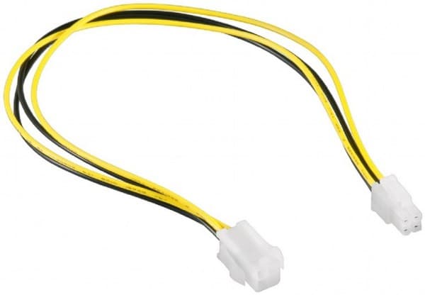 Cablexpert - Strømforlengelseskabel - 4-pin intern strøm (hunn) til 4-pin intern strøm (hann) - 30 cm