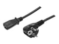 Miniatyrbilde 1 av 5: StarTech.com 2m (6ft) Computer Power Cord, 18AWG, EU Schuko to C13 Power Cord, 10A 250V, Black Replacement AC Cord, TV/Monitor Power Cable, Schuko CE