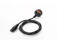 Äärimmäiset verkot - Virtajohto - Virta IEC 60320 C13 - BS 1363 (naaras) - 1,8 m - 90° pistokeliitäntä - P/N:lle: PWRS-14000-148R, PWRS-14000-241R