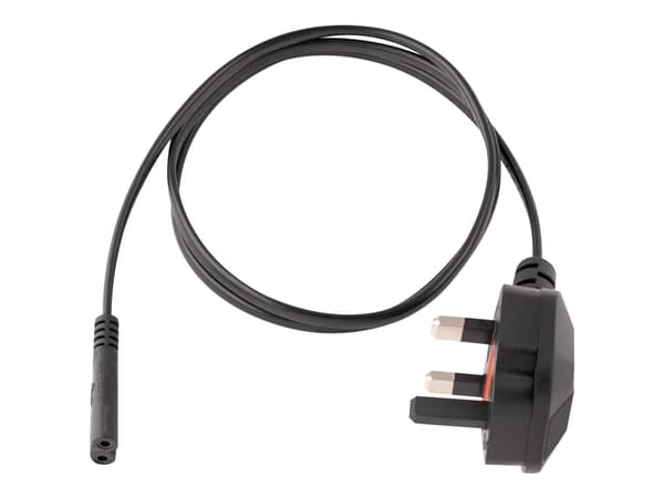 StarTech.com PXTNB2SUK1M strømkabel Sort 1 m BS 1363 C7 kopling