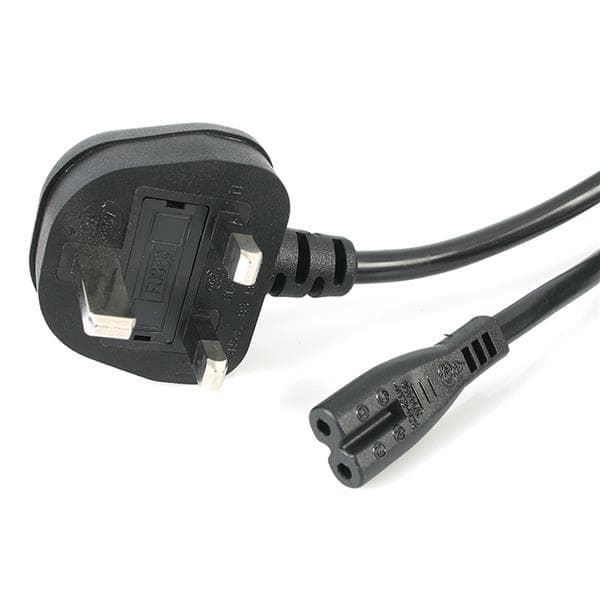 StarTech.com PXTNB2SUK1M strømkabel Sort 1 m BS 1363 C7 kopling