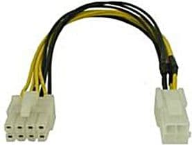 Goobay 51358, 0,2 m, PCI-E (8-pin), P4 4-pin, Hunkjønn, Hankjønn, Rett