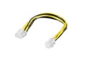 Miniatyrbilde 1 av 5: Goobay 51358, 0,2 m, PCI-E (8-pin), P4 4-pin, Hunkjønn, Hankjønn, Rett