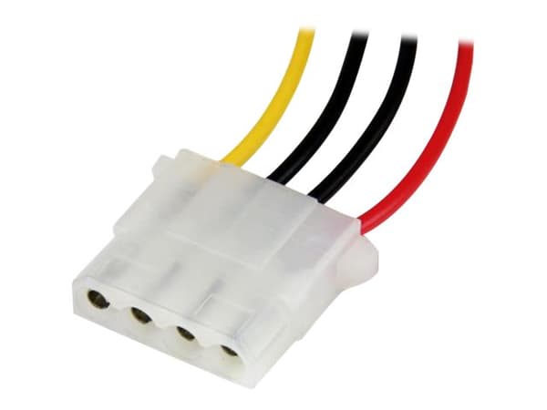 StarTech.com 12in Molex LP4 Power Extension Cable M/F - 4 pin Molex Power Connector - 4 pin Power Extension Cable - LP4 Power Cable (LP4POWEXT12) - S