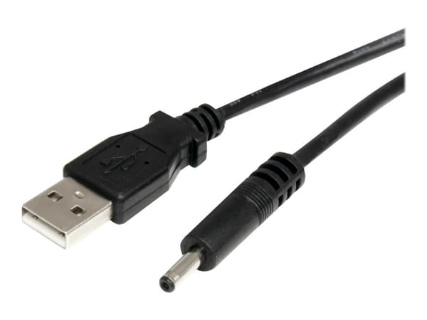 StarTech.com 3 ft. (0.9 m) USB to Type H Barrel 5V DC Power Cable - USB to 3.4mm Power Cable - 5V DC Type H - Black - Bluetooth Charger (USB2TYPEH) -