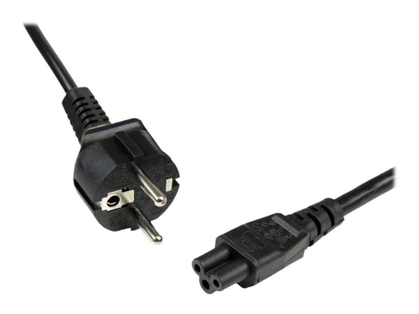 StarTech.com PXTNB3SEU1M strømkabel Sort 1 m CEE7/7 C5 kopling