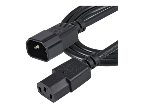 StarTech.com PXT1001M strømkabel Sort 1 m C14 kopling C13 kopling