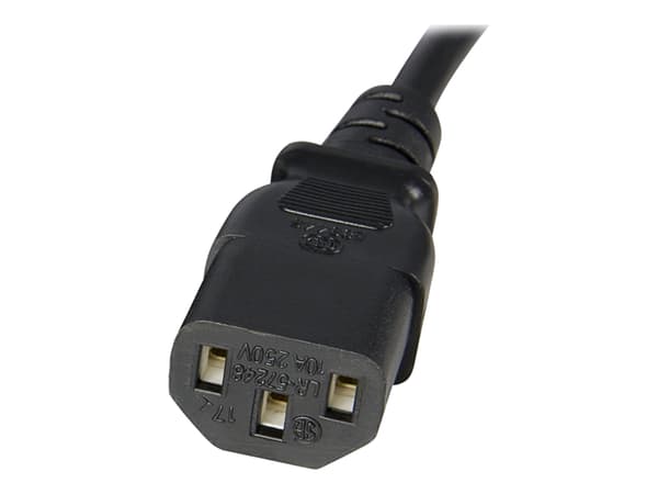 StarTech.com PXT1001M strømkabel Sort 1 m C14 kopling C13 kopling