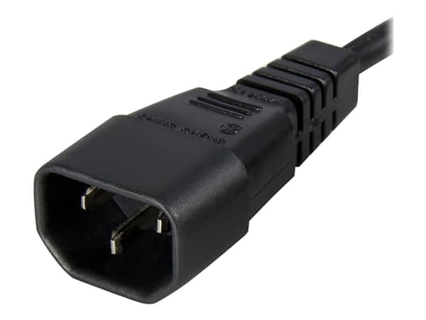 StarTech.com PXT1001M strømkabel Sort 1 m C14 kopling C13 kopling