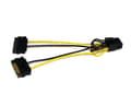 Miniatyrbilde 4 av 5: StarTech.com 6in SATA Power to 8 Pin PCI Express Video Card Power Cable Adapter - SATA to 8 pin PCIe power - Strømkabel - SATA-strøm (hann) til 8-pin