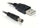 Miniatyrbilde 4 av 5: Delock - Strømkabel - 5,4 mm-DC-jakk (hann) til USB (hann) - 1 m