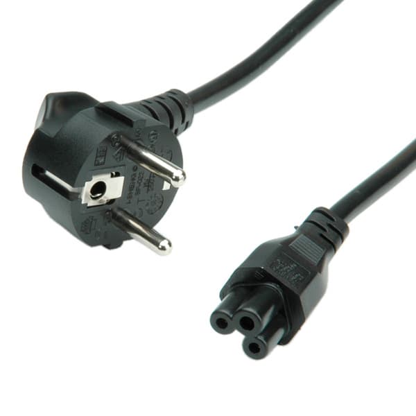ROLINE 1,8m IEC320 C5 - CEE 7/7, 1,8 m, C5-liitin, CEE7/7, 250 V, 2,5 A