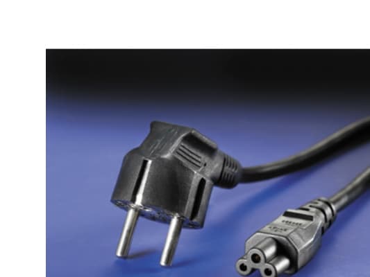 ROLINE 1,8m IEC320 C5 - CEE 7/7, 1,8 m, C5-liitin, CEE7/7, 250 V, 2,5 A