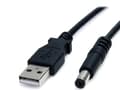 Miniatyrbild 5 av 5: StarTech.com 2m USB to Type M Barrel Cable - USB to 5.5mm 5V DC Cable - USB to Barrel Jack 5V DC Plug (USB2TYPEM2M) - Strömkabel - USB (endast ström)