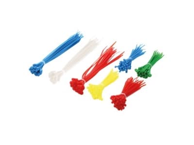 LogiLink KAB0017, Nylon, Blå, Grønn, Rød, Hvit, Gult, 200 mm, 36 mm