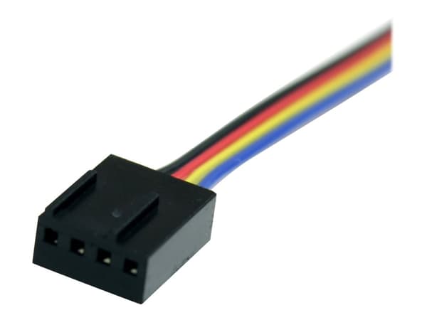 StarTech.com 12in 4 Pin Fan Power Extension Cable - M/F - Fan power extension cable - 4 pin PWM (M) to 4 pin PWM (F) - FAN4EXT12 - Forlengelseskabel