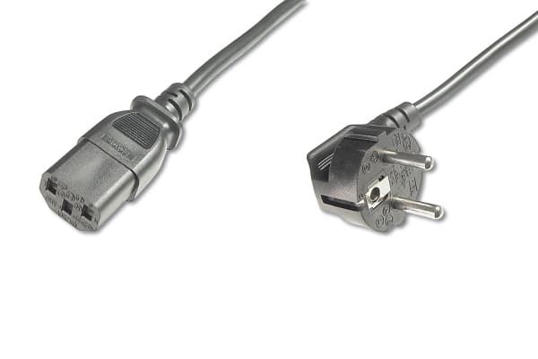 ASSMANN - Johdinsarja - IEC 60320 C13 til CEE 7/7 (han) - AC 250 V - 2,5 m - formet - lajittelu