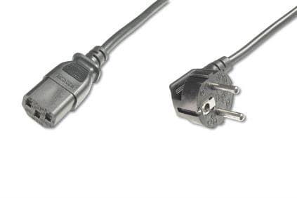 ASSMANN - Johdinsarja - IEC 60320 C13 til CEE 7/7 (han) - AC 250 V - 2,5 m - formet - lajittelu