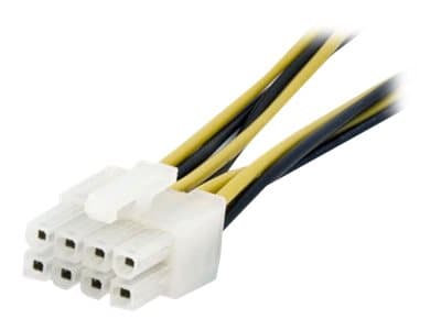 StarTech.com 6 Inch 4 Pin to 8 Pin EPS Power Adapter with LP4 - F/M - ATX to EPS Power Adapter (EPS48ADAP) - Strömadapter - 4 pin ATX12V (hona) till