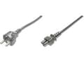 Miniatyrbilde 4 av 5: ASSMANN - Strømkabel - IEC 60320 C5 til power CEE 7/7 (hann) - AC 250 V - 1.2 m - formstøpt - svart - Tyskland