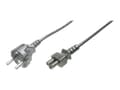 Miniatyrbilde 1 av 5: ASSMANN - Strømkabel - IEC 60320 C5 til power CEE 7/7 (hann) - AC 250 V - 1.2 m - formstøpt - svart - Tyskland