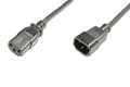 Pikkukuva 4 / 5: ASSMANN - Jatkojohto sähköverkkoa varten - IEC 60320 C13 - IEC 60320 C14 - AC 250 V - 5 m - muotoiltu - musta