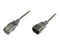 Pikkukuva 1 / 5: ASSMANN - Jatkojohto sähköverkkoa varten - IEC 60320 C13 - IEC 60320 C14 - AC 250 V - 5 m - muotoiltu - musta