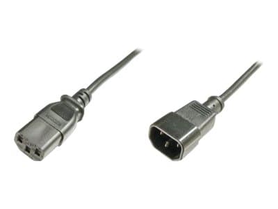 ASSMANN - Jatkojohto sähköverkkoa varten - IEC 60320 C13 - IEC 60320 C14 - AC 250 V - 5 m - muotoiltu - musta