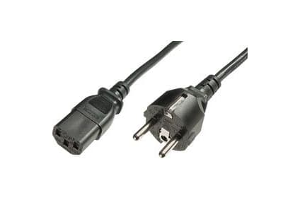 ASSMANN - Strømkabel - power IEC 60320 C13 til power CEE 7/7 (hann) - AC 250 V - 1.8 m - formstøpt - svart