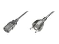 Miniatyrbilde 1 av 5: ASSMANN - Strømkabel - power IEC 60320 C13 til power CEE 7/7 (hann) - AC 250 V - 1.8 m - formstøpt - svart