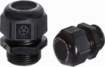 Lapp SKINTOP® K-M 25 X 1.5 ATEX plus BK, Sort, Polyamid, M25, IP68, CE 0637 Ex II 2G Ex eb IIC Ex II 1D Ex ta IIIC IECEx IBE 13.0027X