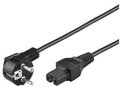 Goobay 93277, 2 m, Strømplugg type F, C15 kopling, H05RN-F3G, 250 V