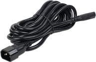 Fujitsu - Strømkabel - 2.5 m - svart - for PRIMERGY RX1330 M4, RX2530 M4, RX2530 M5, RX2530 M6, RX2540 M5, RX2540 M6, TX1330 M4