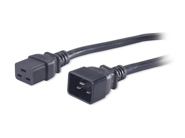 APC - Strømkabel - IEC 60320 C19 til IEC 60320 C20 - 1.98 m - svart - for P/N: SMT2200I-AR, SMT2200R2I-AR, SMT3000I-AR, SMT3000R2I-AR, SRT1500XLI, SR