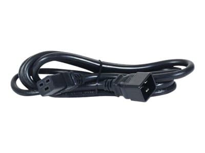 APC - Strømkabel - IEC 60320 C19 til IEC 60320 C20 - 1.98 m - svart - for P/N: SMT2200I-AR, SMT2200R2I-AR, SMT3000I-AR, SMT3000R2I-AR, SRT1500XLI, SR