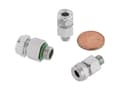 Miniatyrbilde 2 av 4: LAPP SKINDICHT® MINI 8 x 1 FKM 52001887 Kabelforskruning M8 Messing Nikkel 1 stk