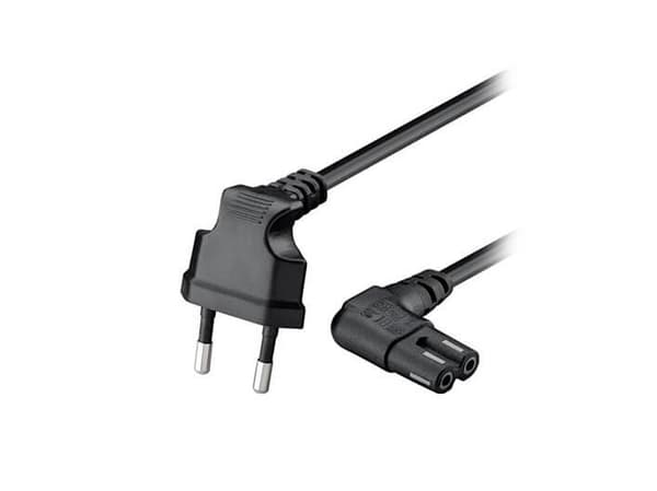 Goobay 56588, 0,5 m, Strømplugg type C, C7 kopling, H03VVH2-F2, 250 V