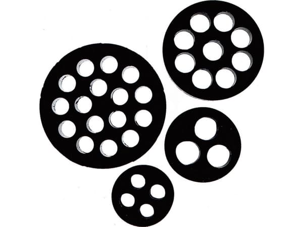Lapp SKINTOP DIX-M, Inngangsparti og endestykke, Sort, Gummi, Skrues på plass, 5 x 6, ETIM 5.0 Class-ID: EC000032, ETIM 6.0 Class-ID: EC000032, IP54