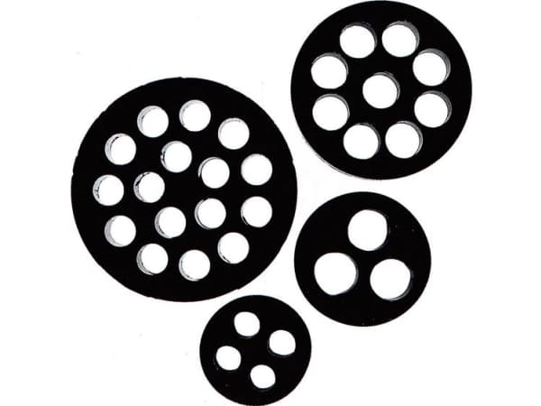 Lapp SKINTOP DIX-M, Inngangsparti og endestykke, Sort, Gummi, Skrues på plass, 5 x 6, ETIM 5.0 Class-ID: EC000032, ETIM 6.0 Class-ID: EC000032, IP54