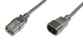 Miniatyrbilde 3 av 5: ASSMANN - Strømforlengelseskabel - IEC 60320 C14 til power IEC 60320 C13 - AC 250 V - 1.2 m - formstøpt - svart